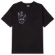 Grimey Ανδρική κοντομάνικη μπλούζα Peace Within the Glitzy Grillz Regular Tee